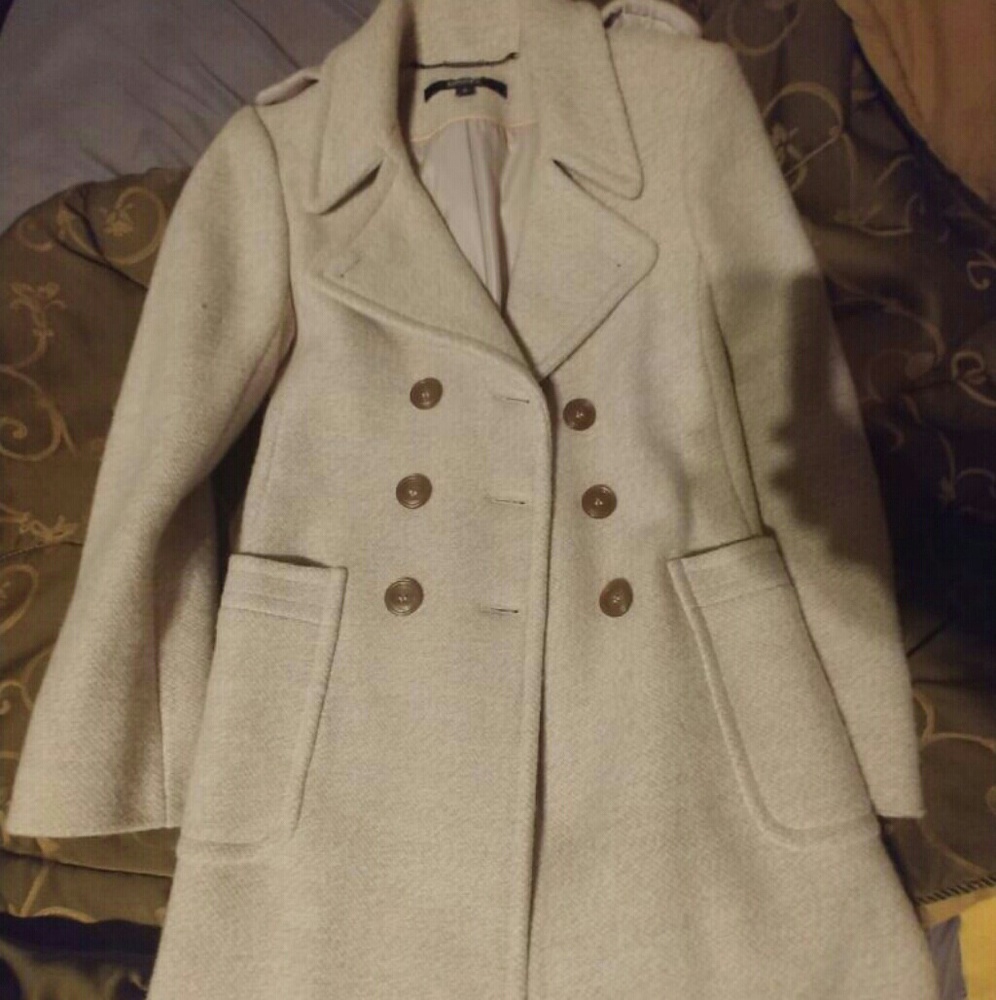 DKNY Wool Peacoat